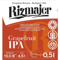RIZMAJER GRAPEFRUIT IPA 0,5 L