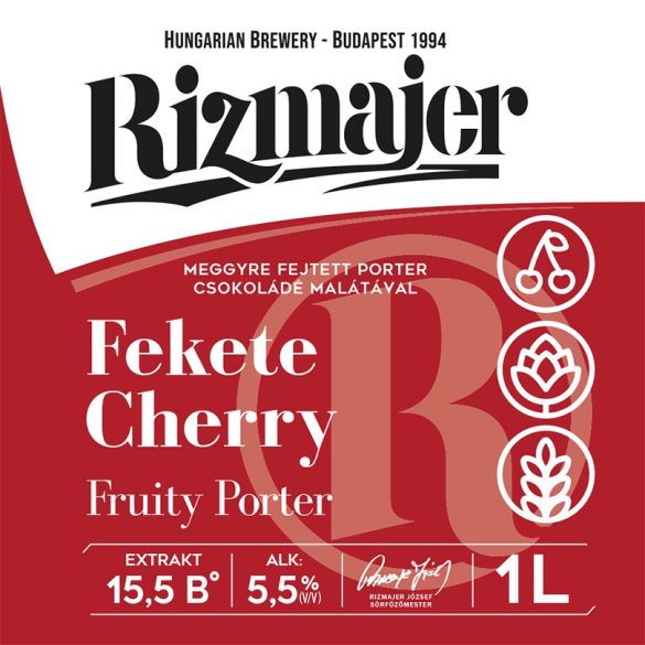 RIZMAJER FEKETE CHERRY 1 l