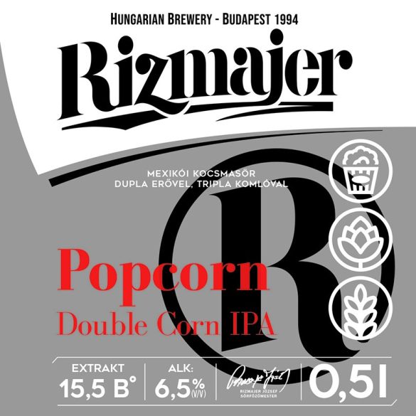 RIZMAJER POPCORN IPA 0,5 l