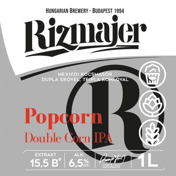 RIZMAJER POPCORN IPA 1 l