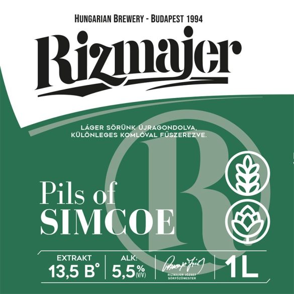 RIZMAJER SIMCOE PILS 1 l